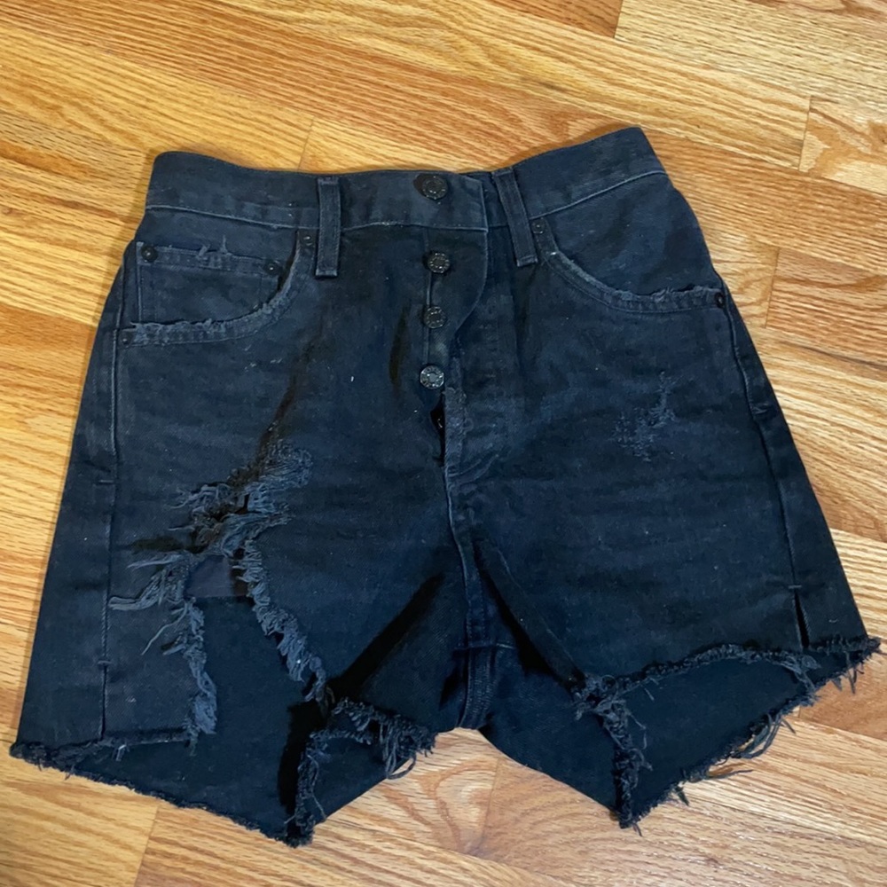Agolde black shorts